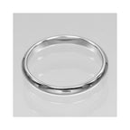 Bague Cartier 1895 Wedding Band 2.5Mm Platinum - Argent
