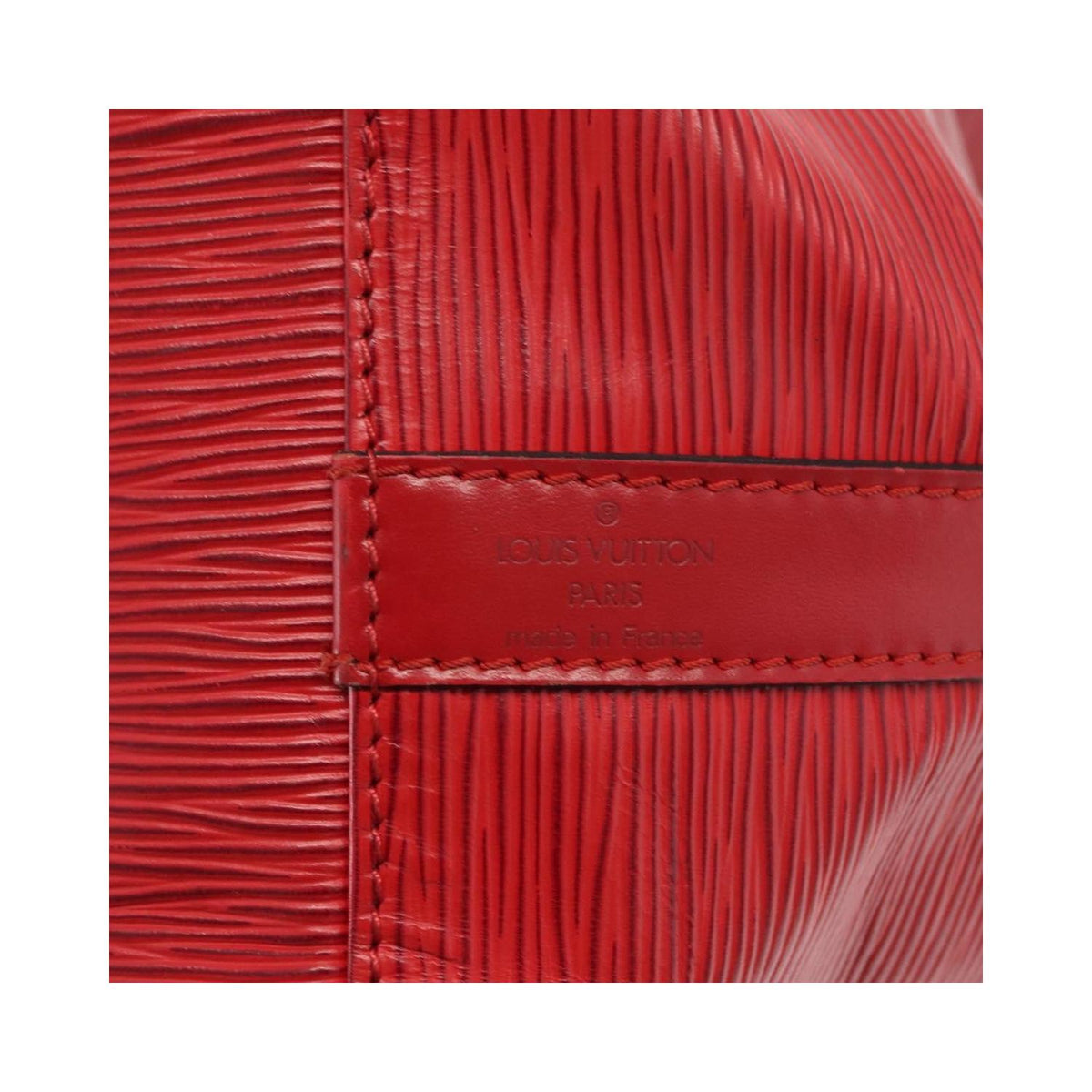 Sac Porté Épaule Louis Vuitton Petit Noe Medium Cuir - Rouge
