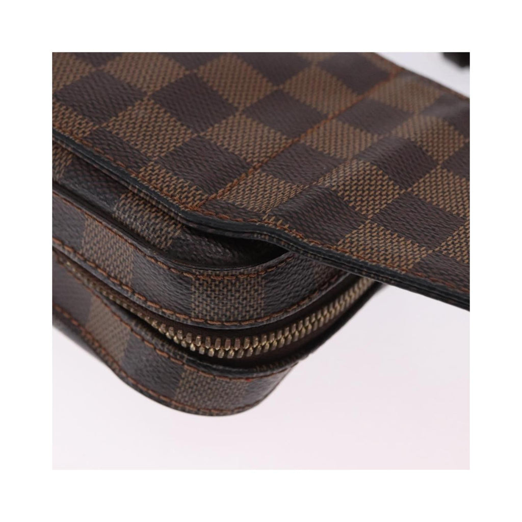 Sac Porté Épaule Louis Vuitton Geronimos Waist Toile - Marron