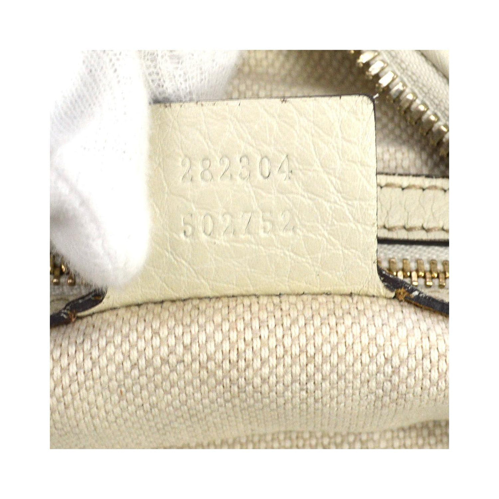 Sac Porté Épaule Gucci Soho Hobo Large Cuir - Beige