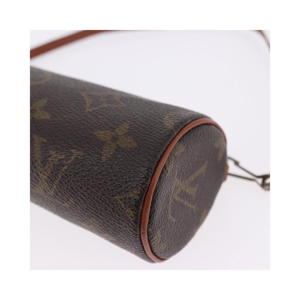 Pochette Louis Vuitton Papillon mini de lona marrón