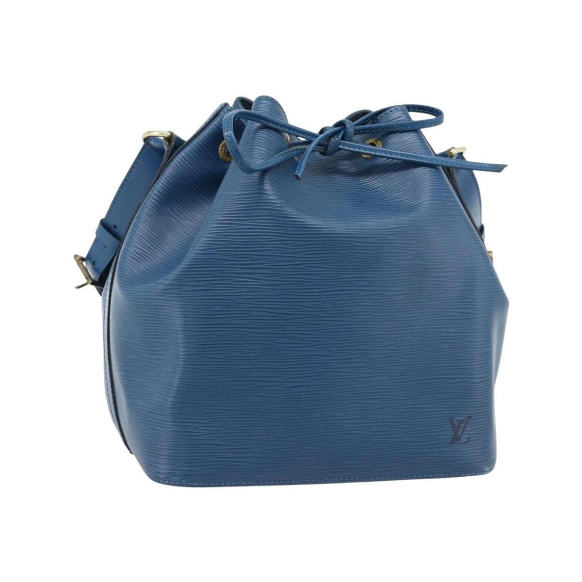 Sac Porté Épaule Louis Vuitton Noe Petit Noé Cuir - Bleu