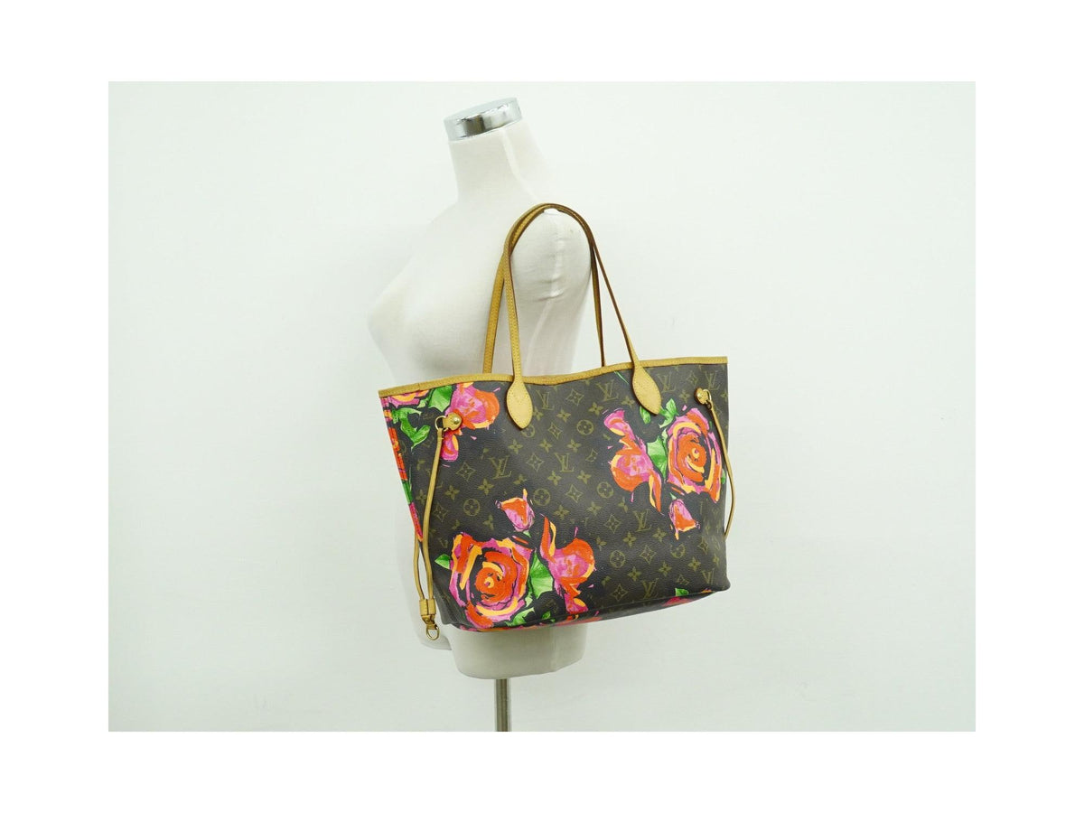Cabas Louis Vuitton Neverfull Tote Mm Toile - Marron