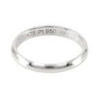 Bague Cartier 1895 Wedding Band 2.2 Mm Platinum - Argent