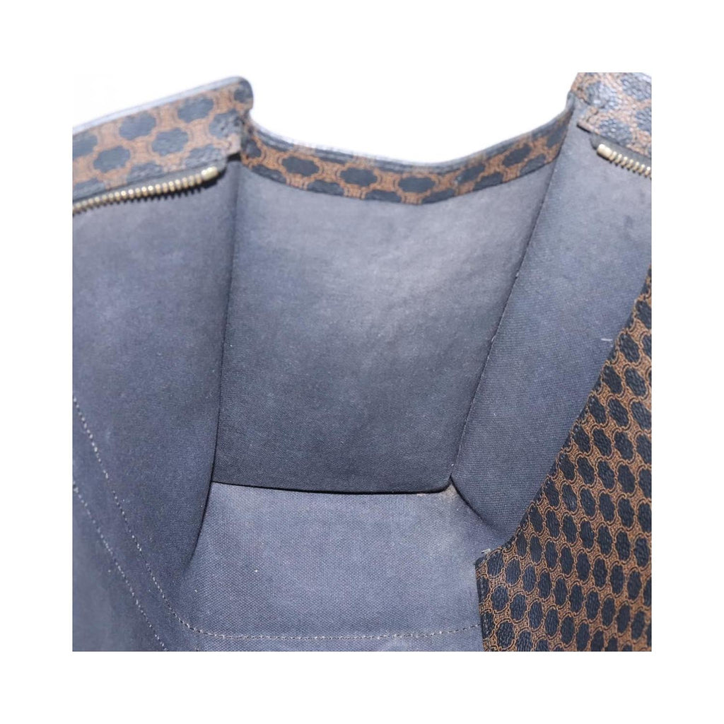 Cabas Celine Vintage Macadam Shopper Large Pvc - Noir