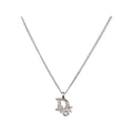 Collier Christian Dior Vintage Dior Logo Metal - Argent
