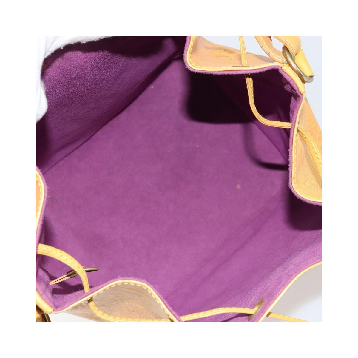 Sac Porté Épaule Louis Vuitton Petit Noe Medium Cuir - Jaune