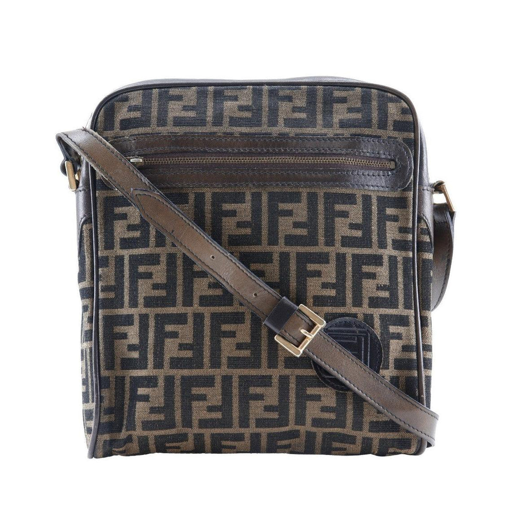 Fendi Logo Zucca Shoulder Bag Zucca Product Image