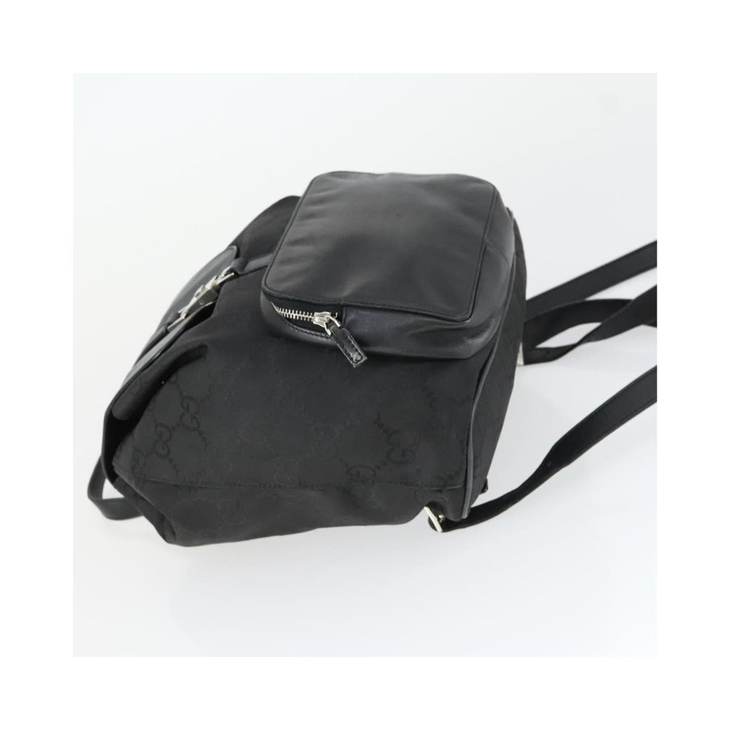Sac À Dos Gucci Vintage Jackie Backpack Medium Toile - Noir
