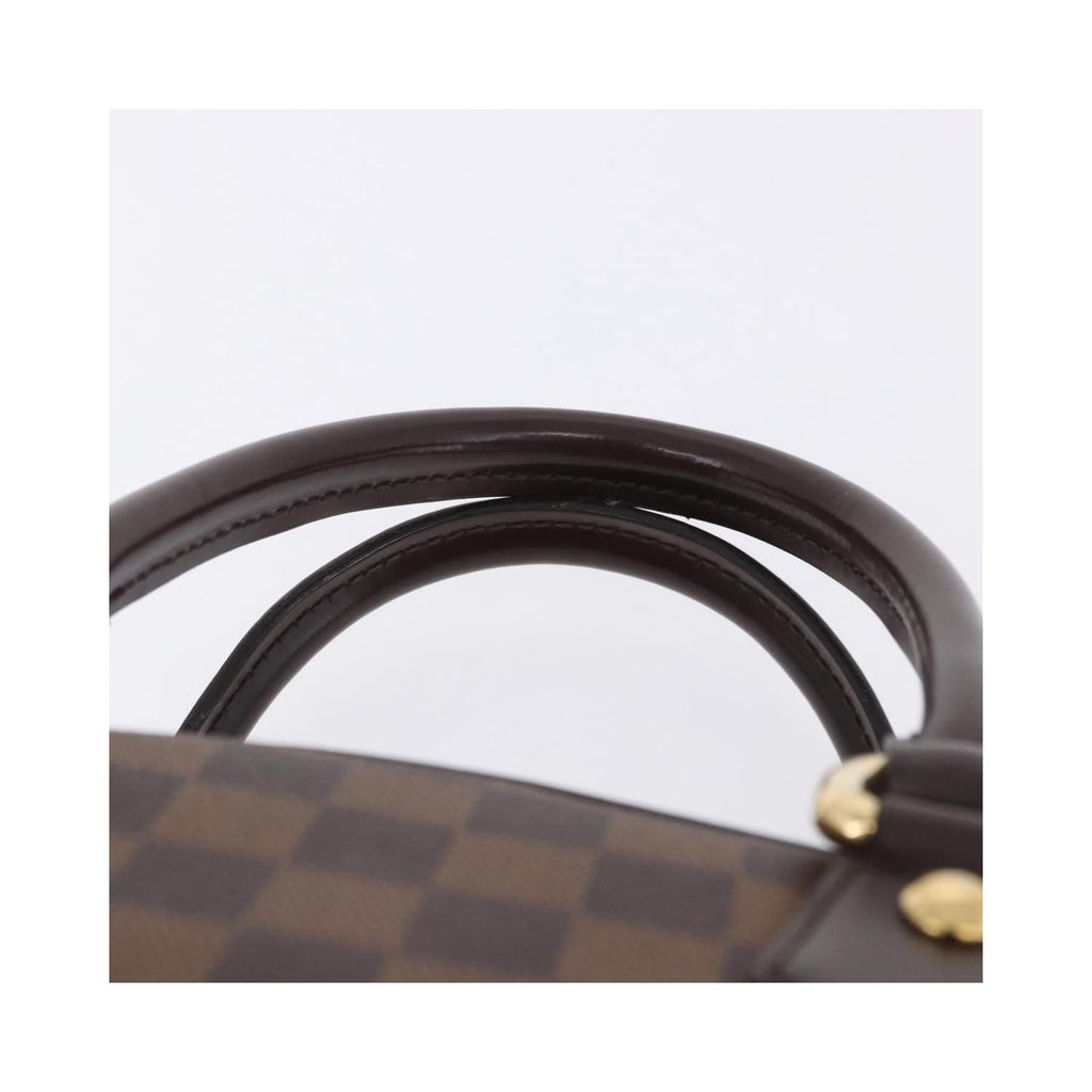 Sac À Main Louis Vuitton Duomo Boston Toile - Marron