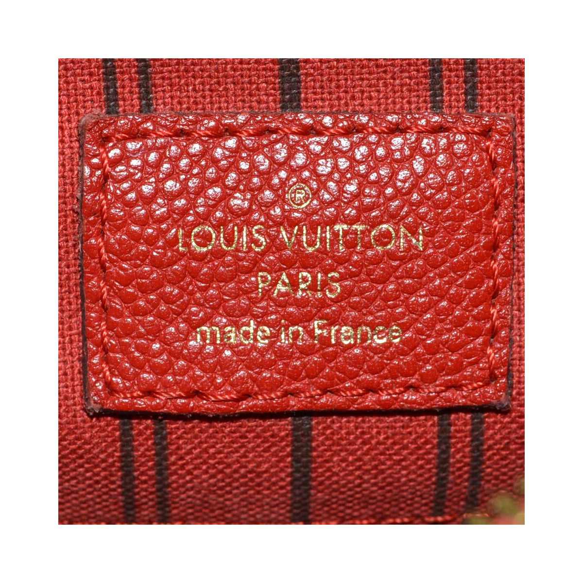 Sac À Main Louis Vuitton Speedy Bandouliere Nm 25 Cuir - Rouge