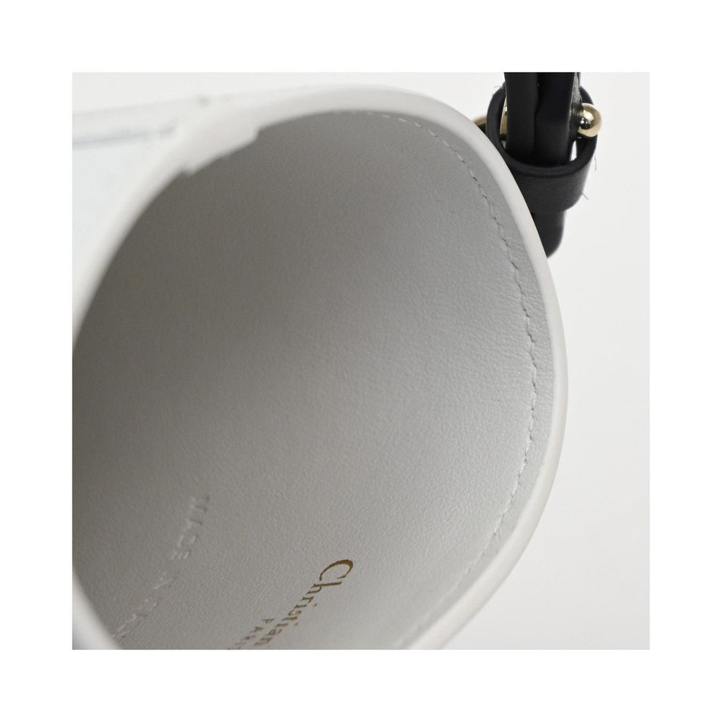 Sac Porté Épaule Christian Dior Vibe Bottle Holder Cuir - Blanc