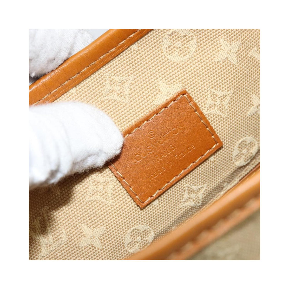 Bolso de hombro tipo mensajero Louis Vuitton Mary Kate de lona - Beige