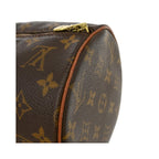Sac À Main Louis Vuitton Papillon 30 Toile - Marron