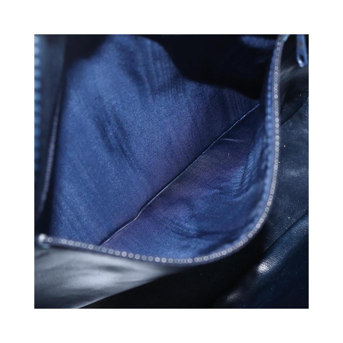 Sac Porté Épaule Celine C Macadam Shoulder Bag Daim - Bleu Marine