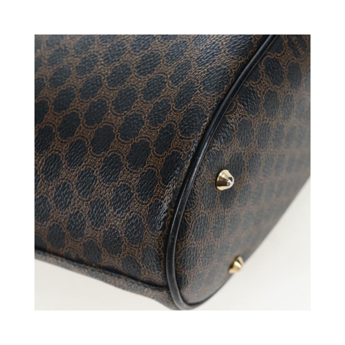 Sac Porté Épaule Celine C Macadam Tote Pvc - Noir