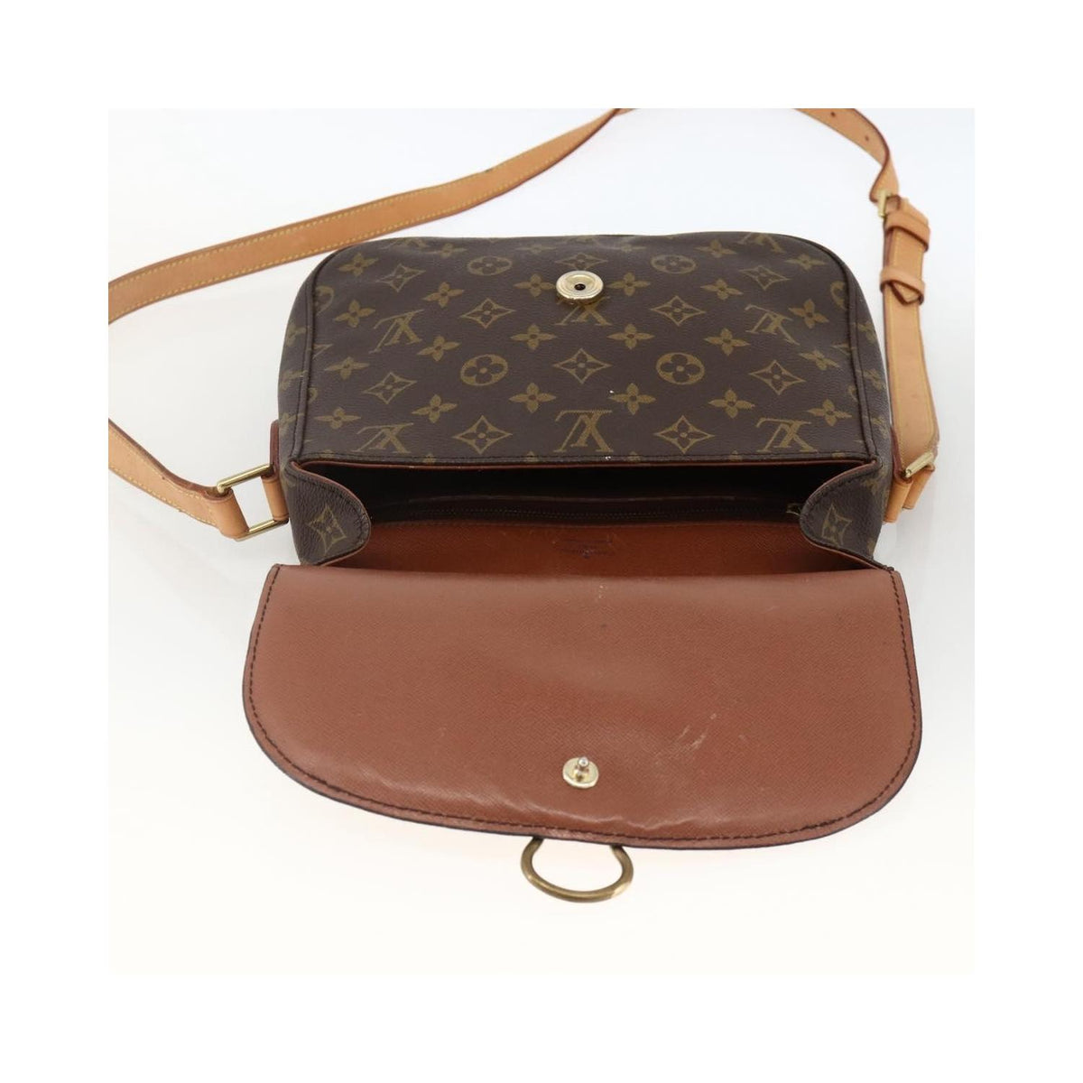 Sac À Main Louis Vuitton Saint Cloud Gm Toile - Marron