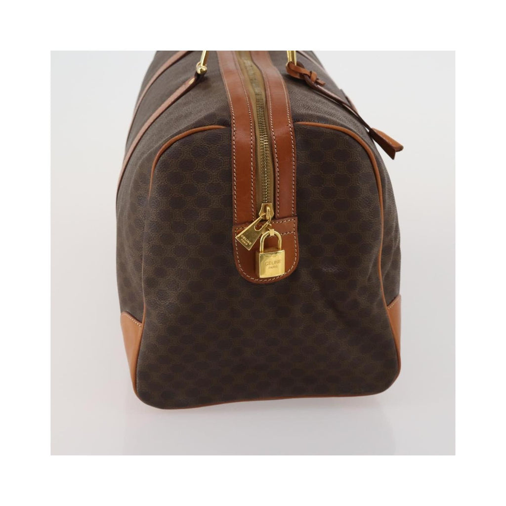 Sac À Main Celine Boston Large Pvc - Marron