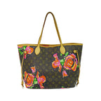 Cabas Louis Vuitton Neverfull Tote Mm Toile - Marron