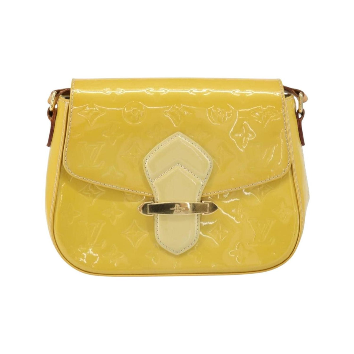 Sac À Main Louis Vuitton Bellflower Gm Cuir Verni - Marron