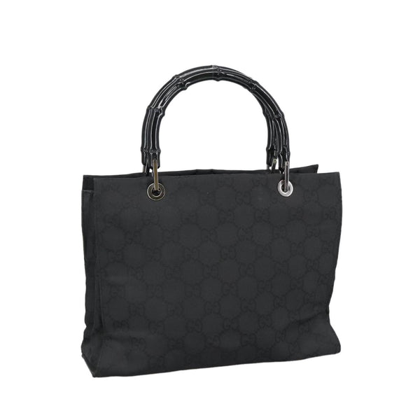 Bolso tote Gucci vintage con asa de bambú GG Nylon mediano