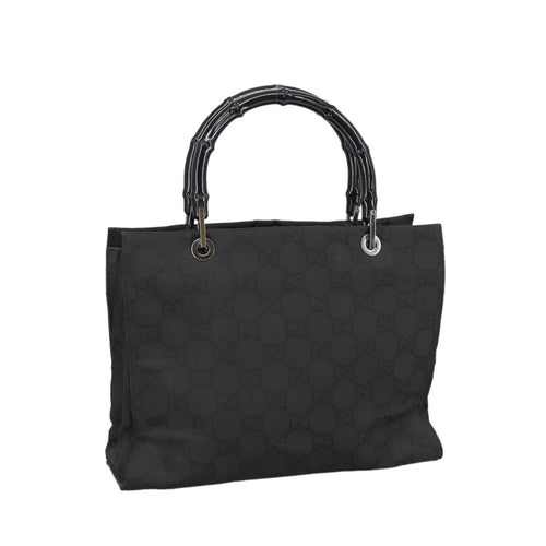 Bolso tote Gucci vintage con asa de bambú GG Nylon mediano