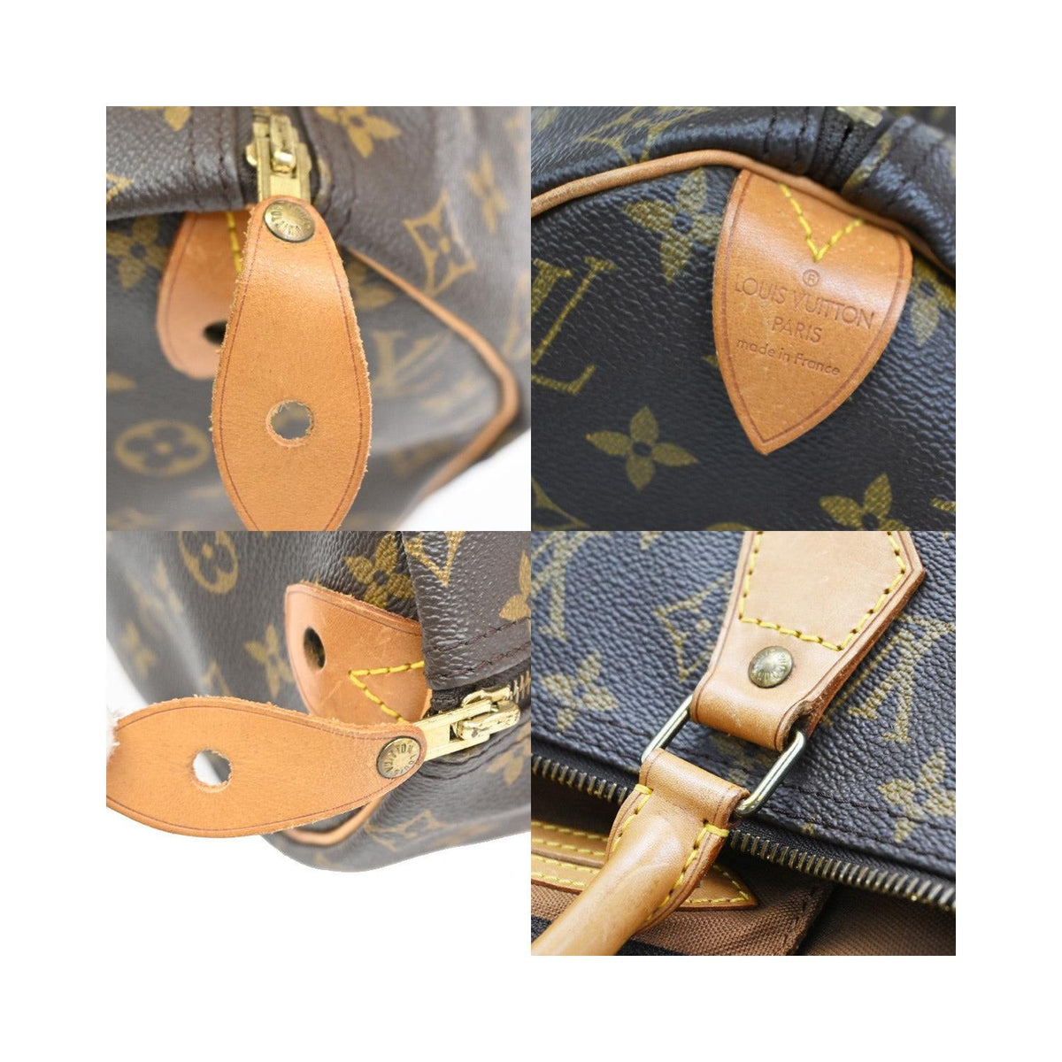 Sac À Main Louis Vuitton Speedy 40 Toile - Marron