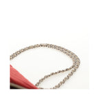 Chanel Leo Lion Medium Cotton Flap Shoulder Bag - Red