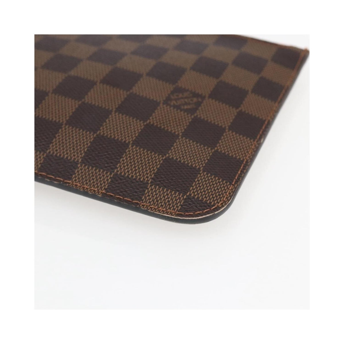 Pochette Louis Vuitton Neverfull Pochette Mm Toile - Marron