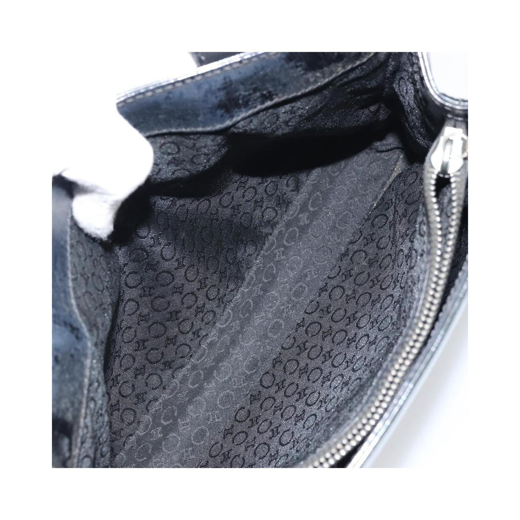 Cabas Celine Vintage Macadam Shopper Tote Plastic - Noir