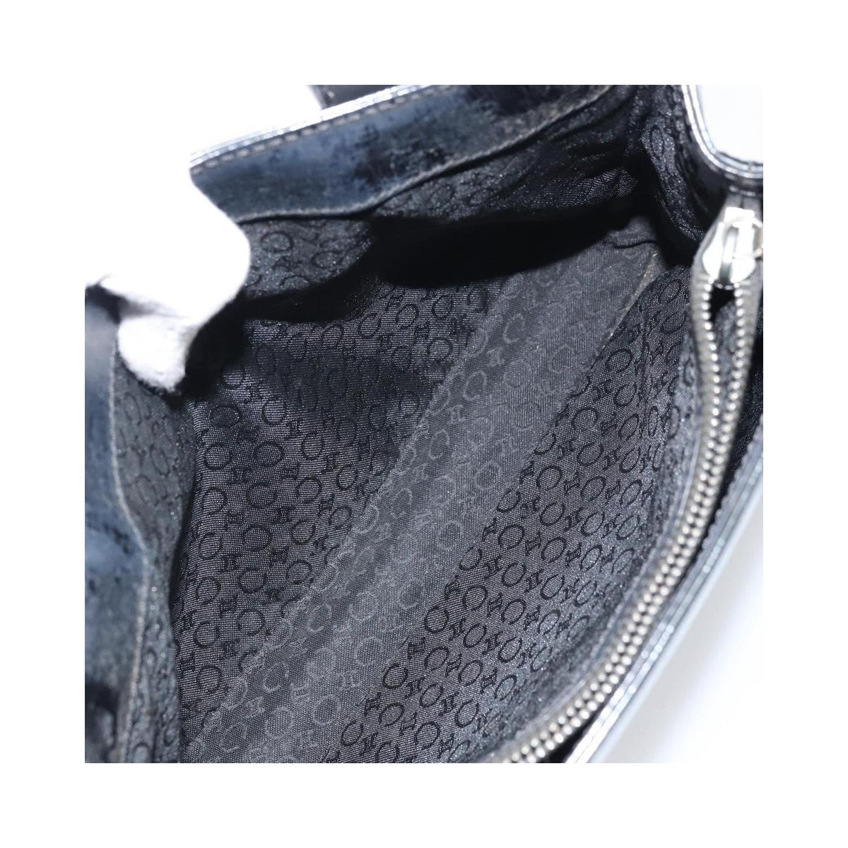 Cabas Celine Vintage Macadam Shopper Tote Plastic - Noir