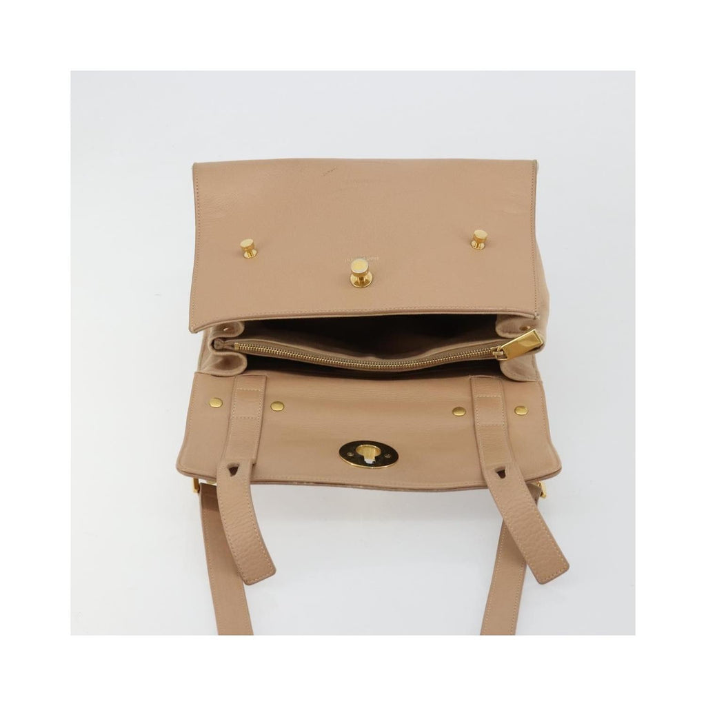 Sac À Main Saint Laurent Muse Two Medium Cuir - Beige