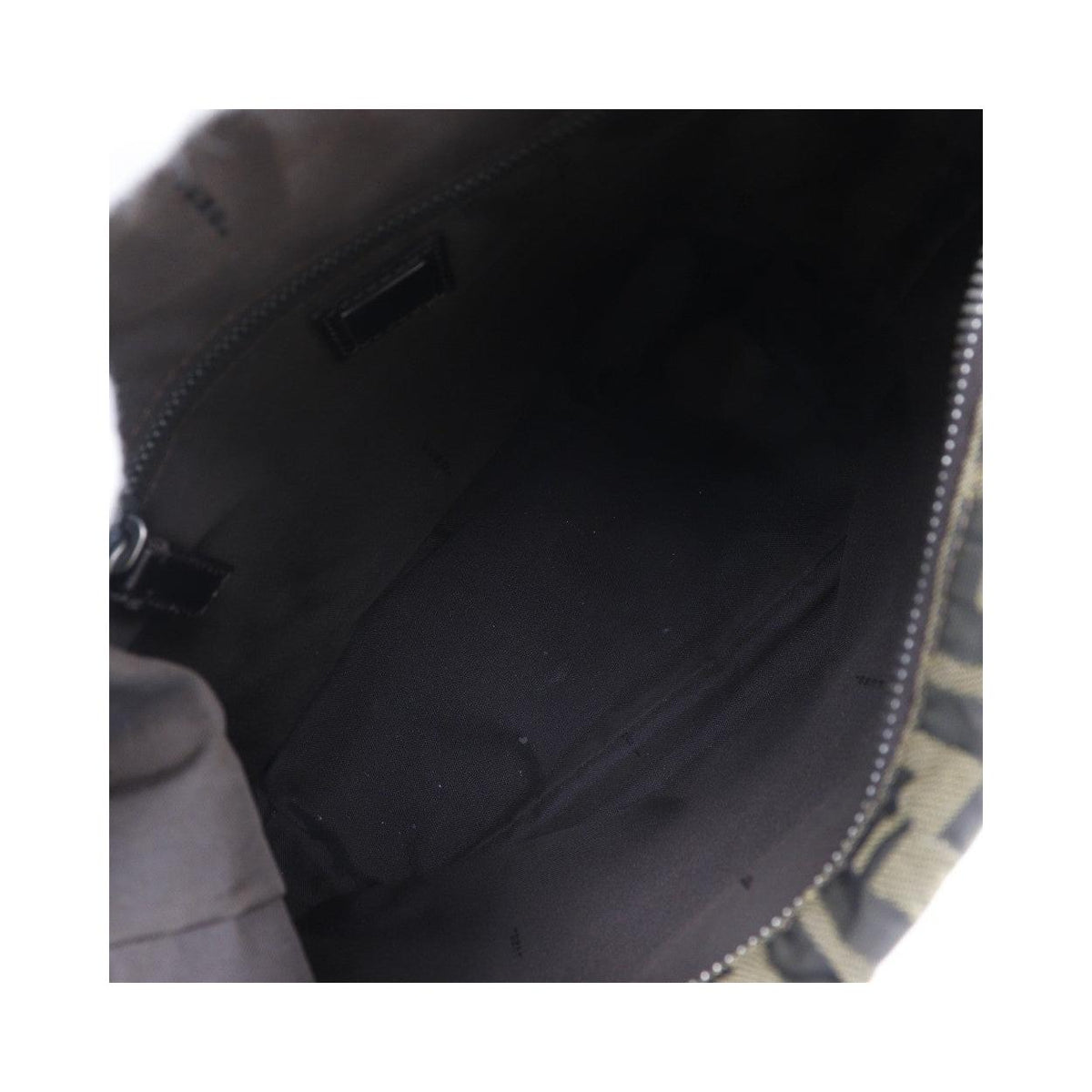 Sac Porté Épaule Fendi Logo Zucca Shoulder Bag Toile - Marron