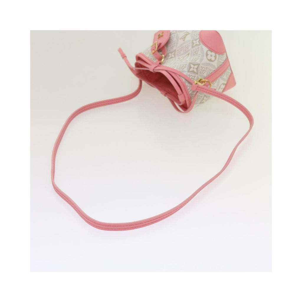 Louis Vuitton - Sac Porté Épaule Noe Purse Toile - Rose