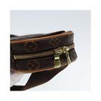 Bolso de mano Louis Vuitton Pochette Gange de lona - marrón