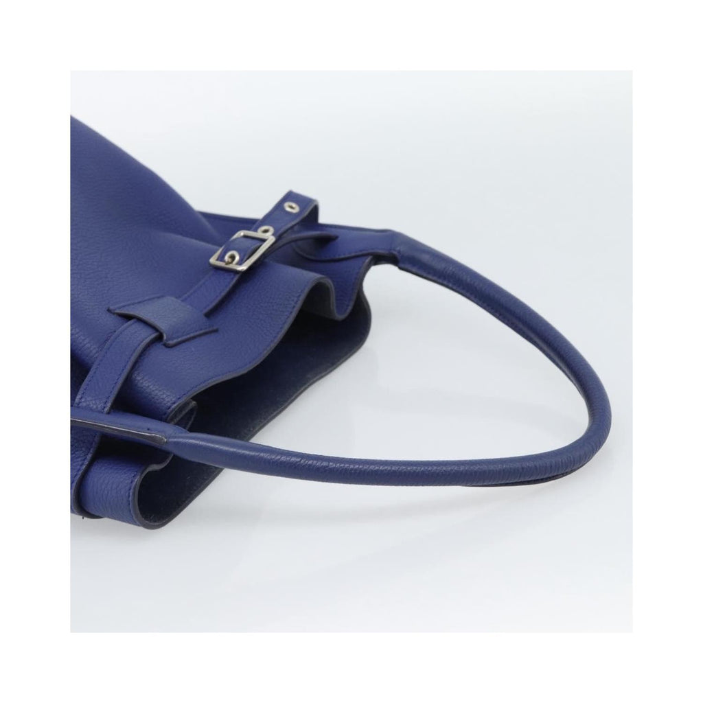 Sac À Main Celine Big Bag Bucket Nano Cuir - Bleu