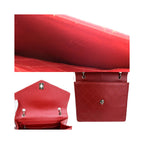 Chanel Vintage CC Flap Top Handle calfskin bag - Red