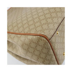 Cabas Celine Vintage Macadam Shopper Medium Toile - Beige