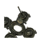 Boucles D'Oreilles Chanel Cc Dangle Silver_Plated - Argent