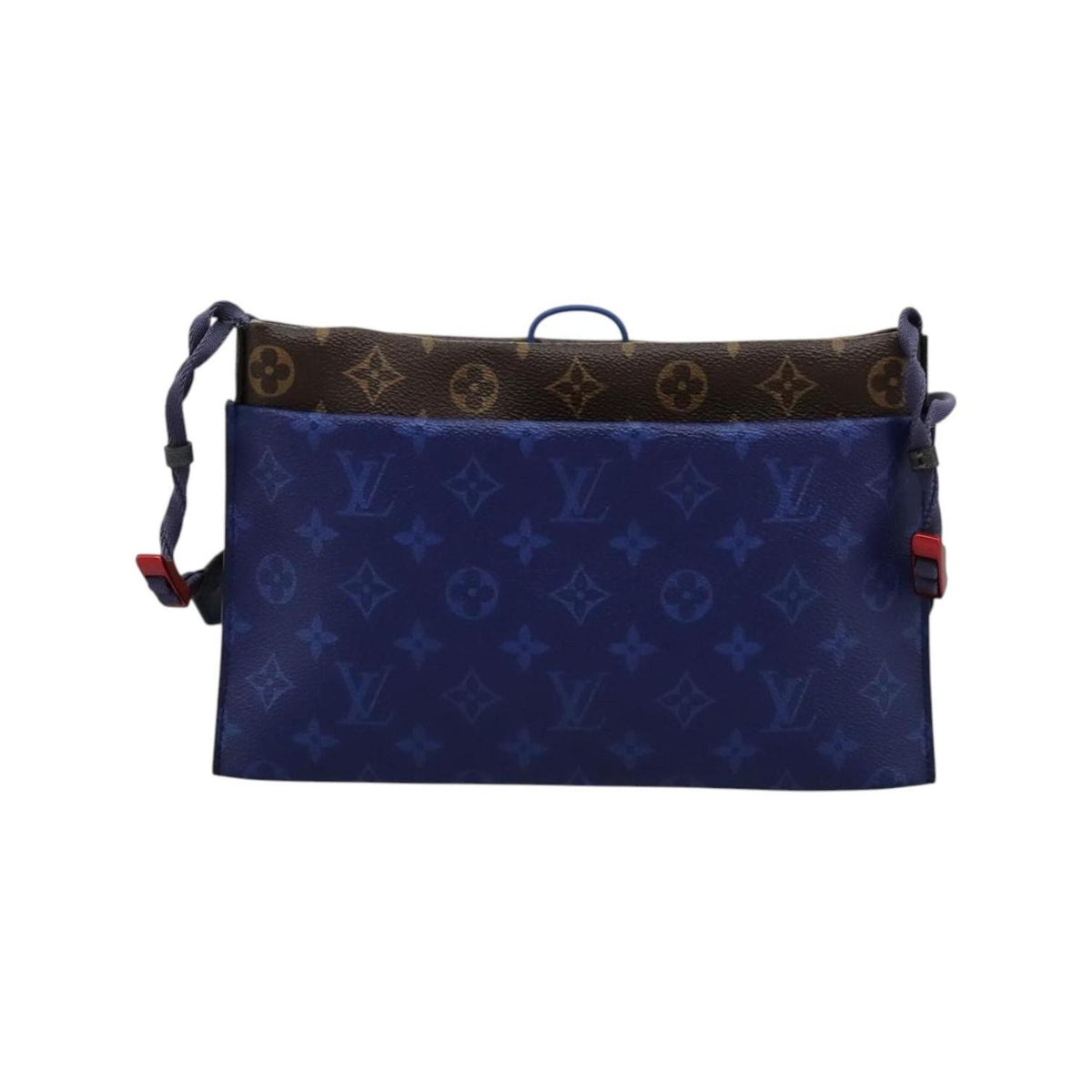 Sac Porté Épaule Louis Vuitton Outdoor Medium Toile - Bleu