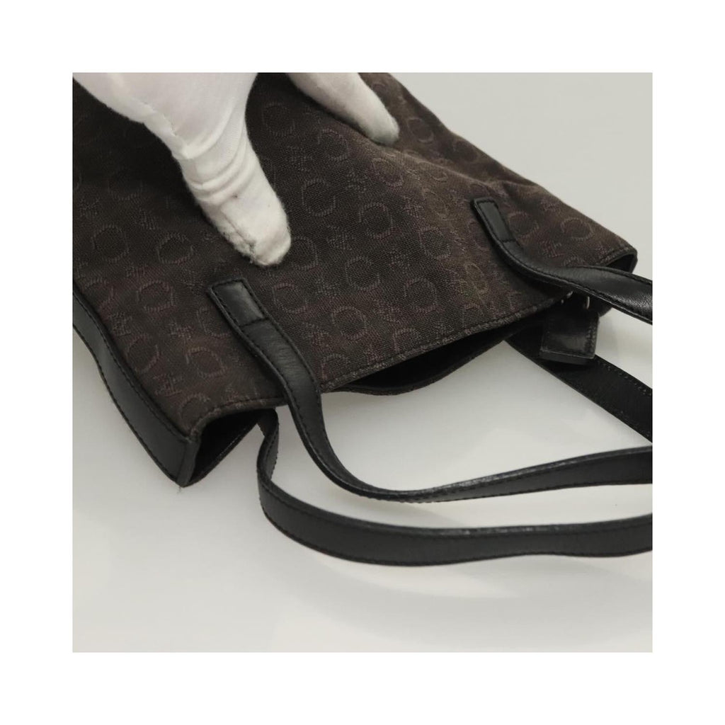 Sac À Main Celine C Macadam Handbag Toile - Noir