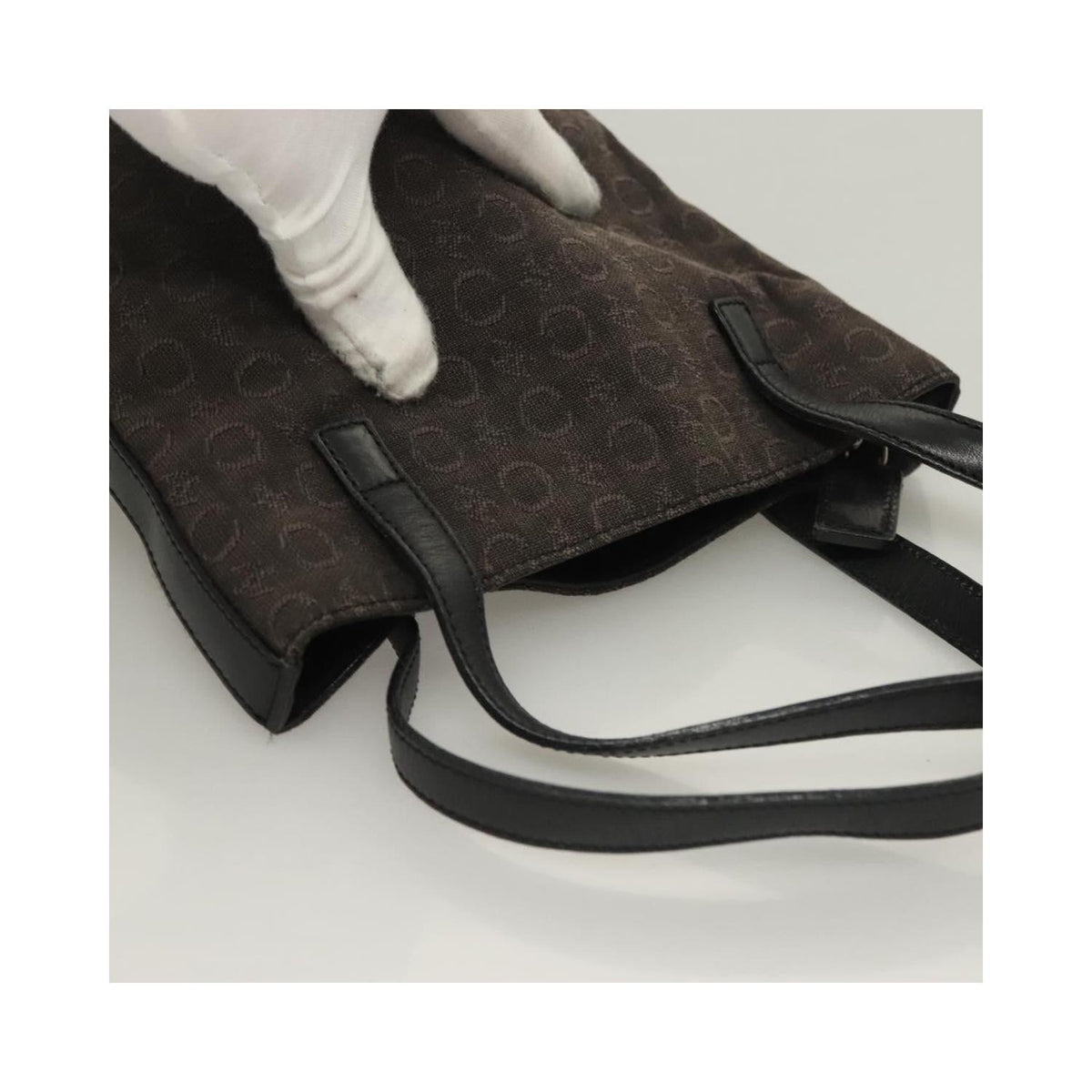 Sac À Main Celine C Macadam Handbag Toile - Noir