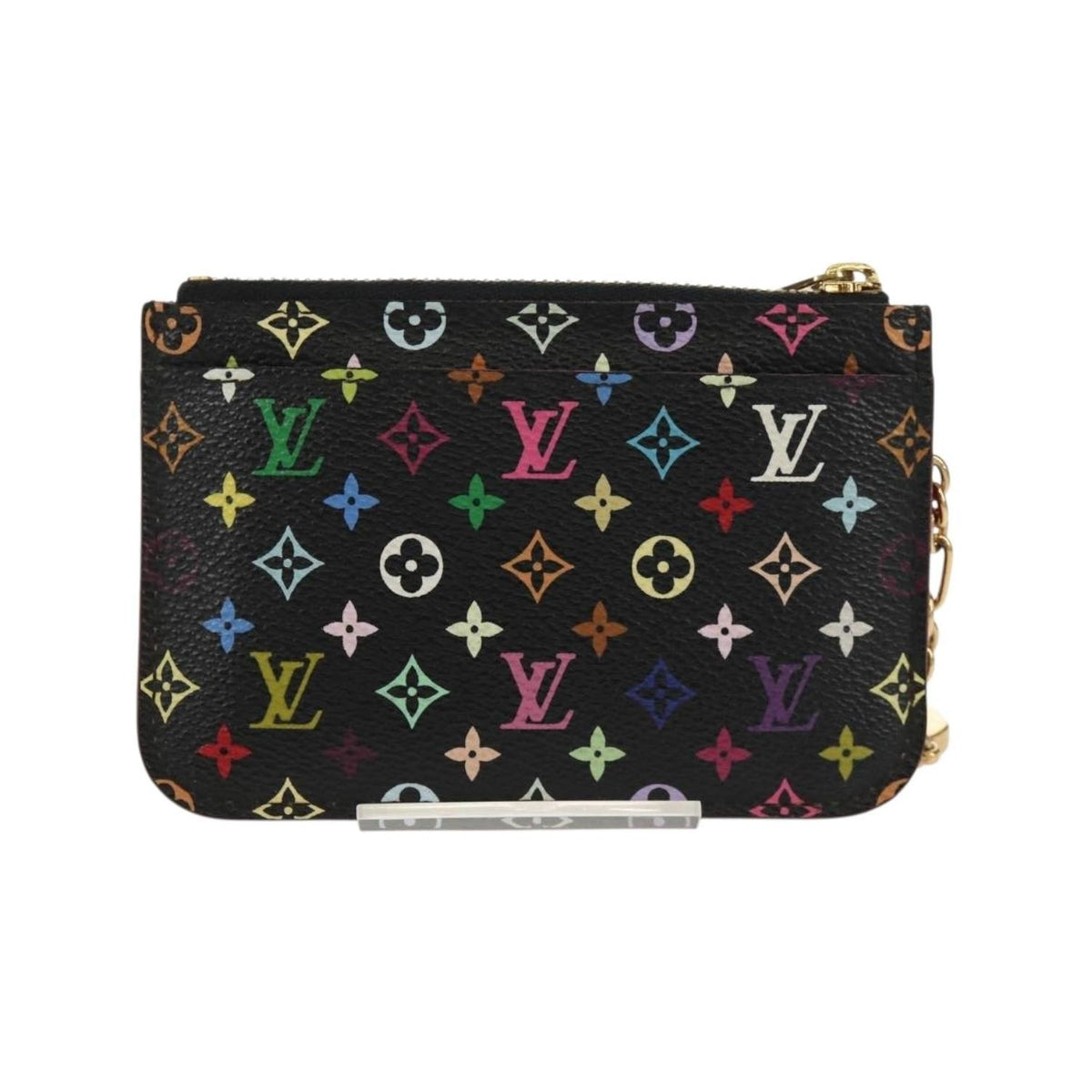 Louis Vuitton - Portamonete Pochette Clés NM in tela - Nero