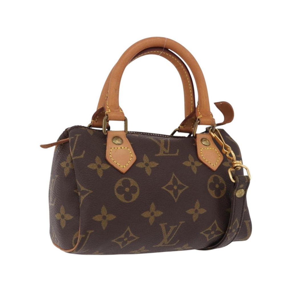 Louis Vuitton Speedy Mini HL Canvas Handbag - Brown