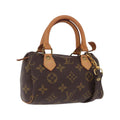 Louis Vuitton Speedy Mini HL Canvas Handbag - Brown