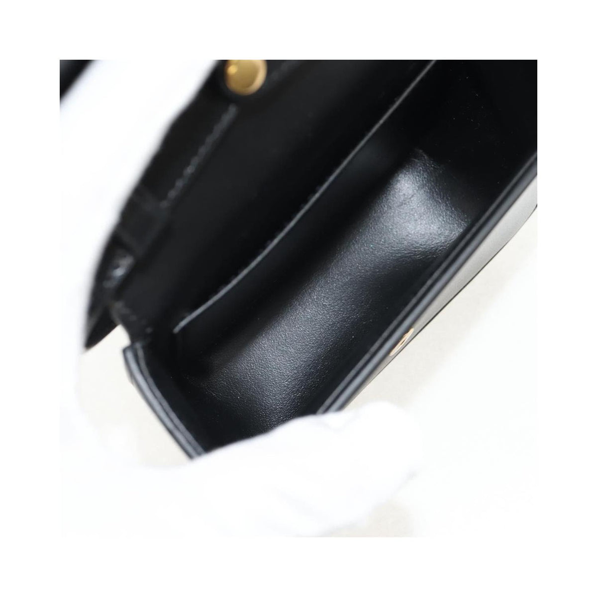 Sac À Main Celine Vintage Triomphe Shoulder Medium Cuir - Noir