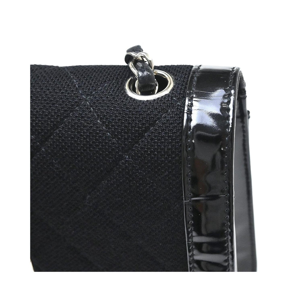 Sac Porté Épaule Chanel Reissue Flap Mini Toile - Noir