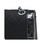 Sac Porté Épaule Chanel Reissue Flap Mini Toile - Noir