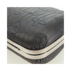 Pochette Louis Vuitton Motard Minaudiere Satin - Gris