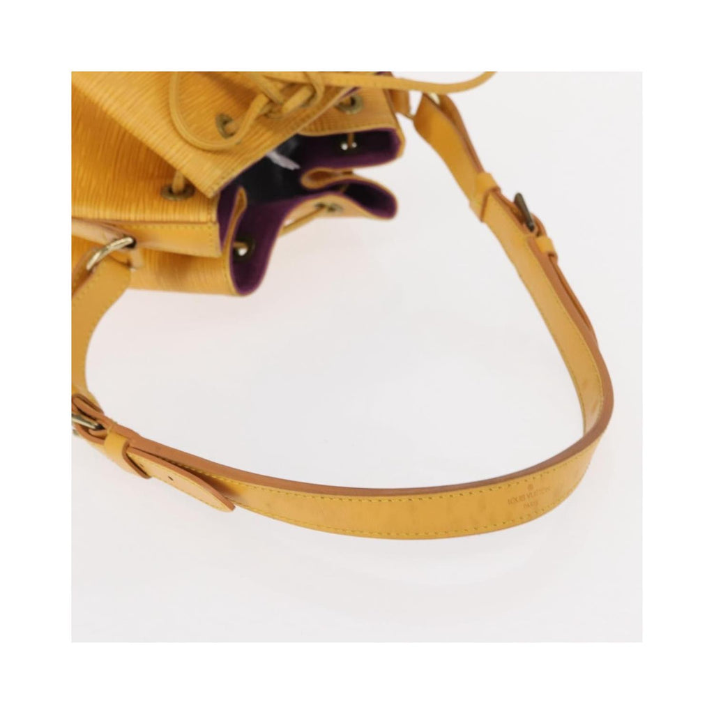 Bolso de hombro Louis Vuitton Noé grande de cuero - Amarillo